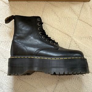 Dr. Martens Jaden Black Platform Boots